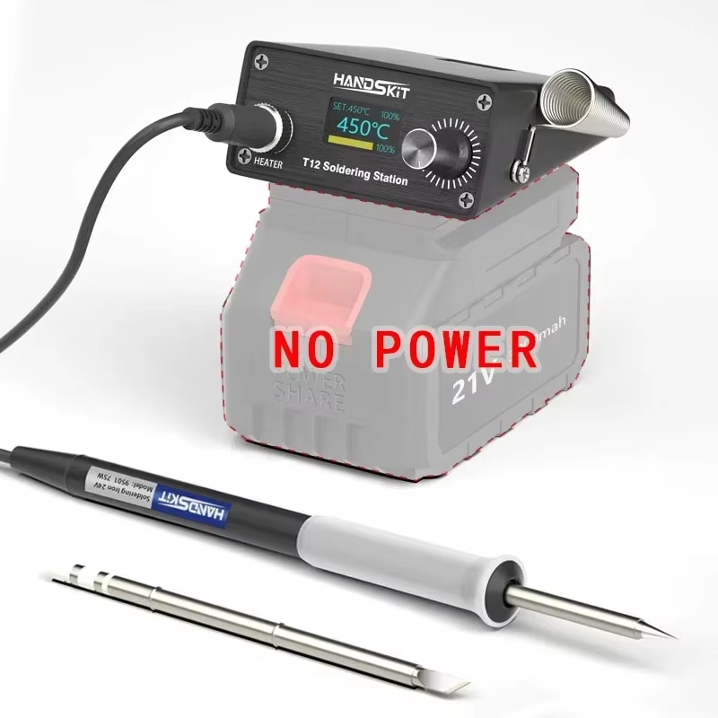 Digital Soldering Station T12 - Stasiun solder Digital T12 dengan kontrol