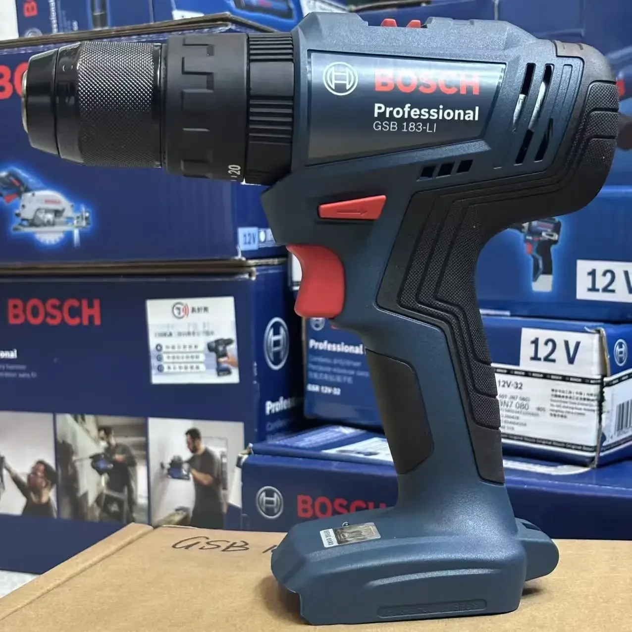 Bosch GSB 183-LI, Bor Elektrik - Brushless Cordless Electric Drill 18V ulasan dan harga