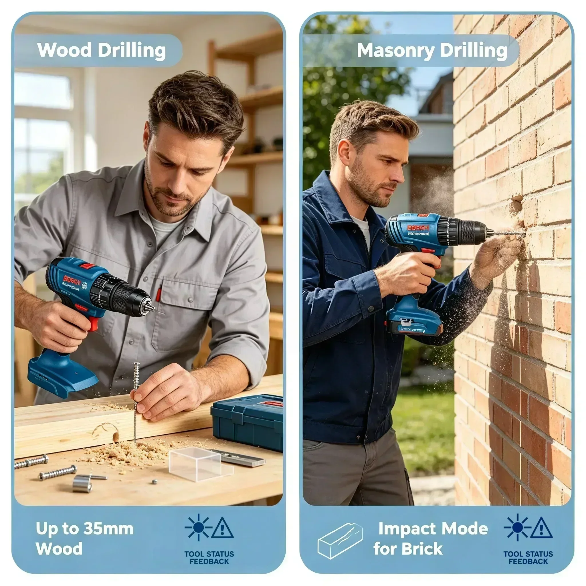 Bosch GSB 185-LI, Bor Listrik  - Brushless Cordless Electric Drill 18V ulasan dan harga