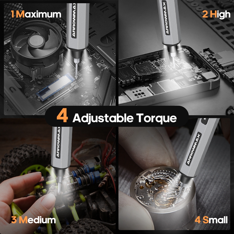 Set Obeng Listrik Presisi ARRO - Electric Screwdriver Rechargeable Usb ulasan dan harga