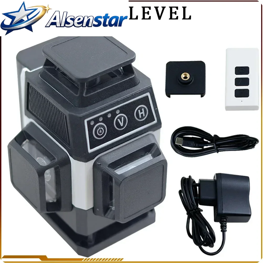 Alat Ukur Laser 16 Garis, Leve - Laser Level 16 Lines 4D Green ulasan dan harga