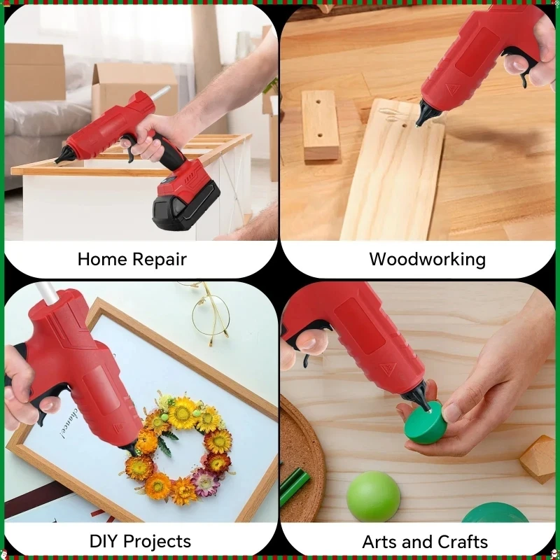 VESMATITY Pistol Lem Panas Ele - Hot Melt Glue Gun Cordless ulasan dan harga