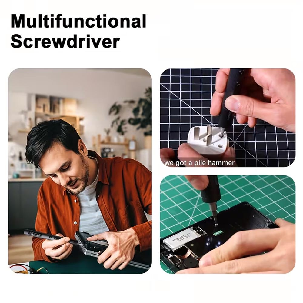 Set Obeng Elektrik Tanpa Kabel - Electric Screwdriver Rechargeable Usb ulasan dan harga