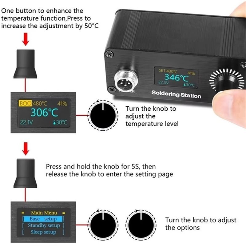 B23B T12 Untuk Perbaikan Rumah - Digital Soldering Station T12 ulasan dan harga