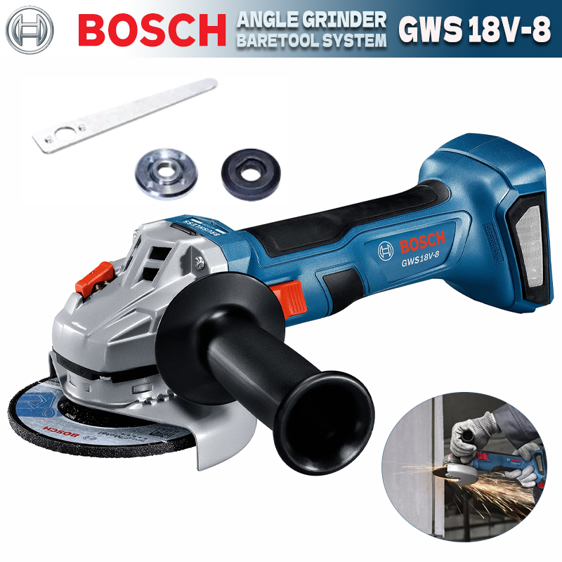 BOSCH GWS 18V-8 Penggiling Sud - Brushless Angle Grinder Battery Powered ulasan dan harga