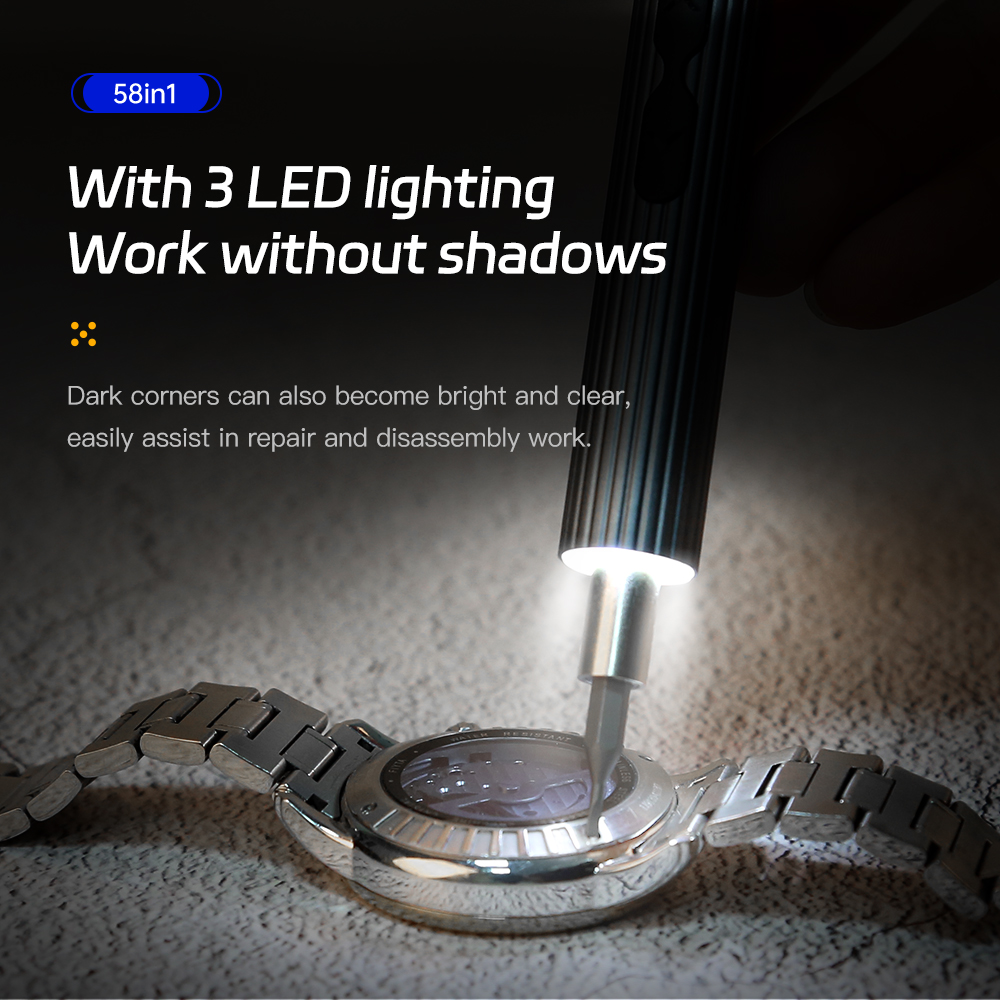 Set obeng listrik Mini 58 dala - Electric Screwdriver Rechargeable Usb ulasan dan harga