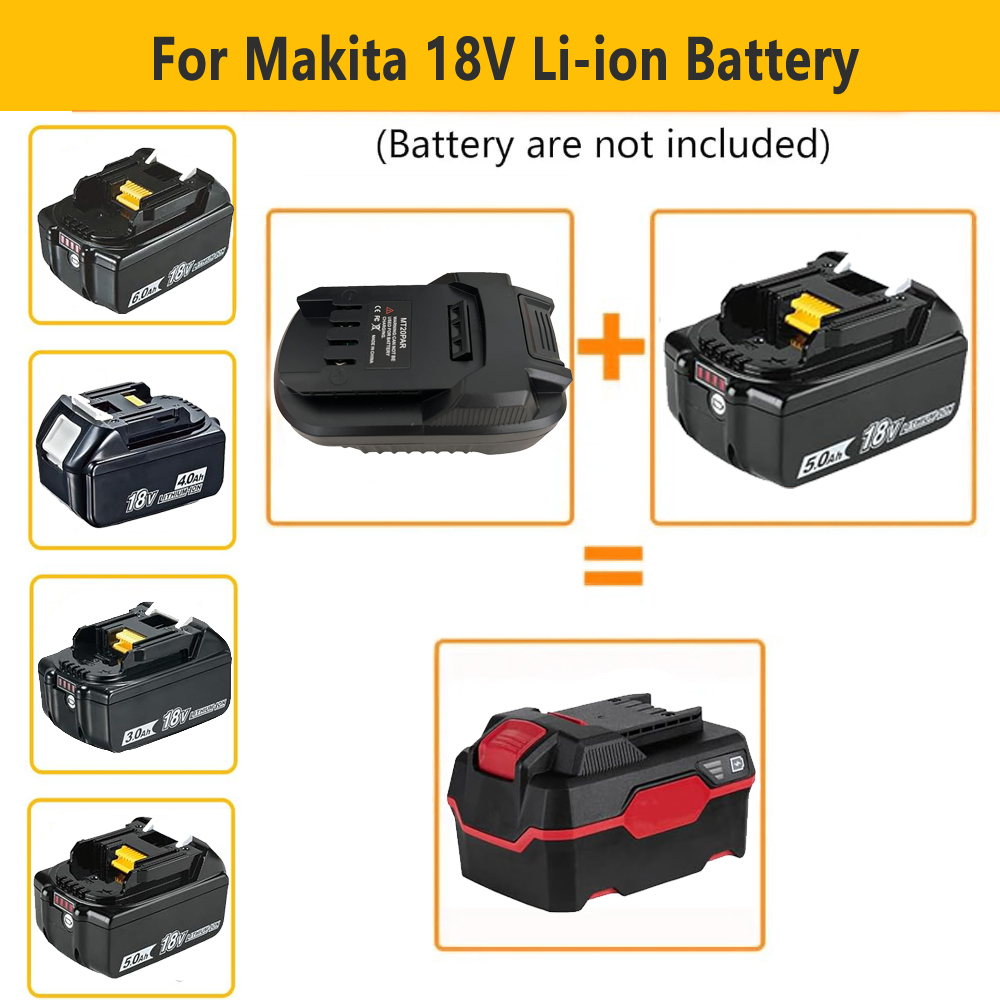 Konverter adaptor baterai untu - Brushless Cordless Electric Drill 18V ulasan dan harga