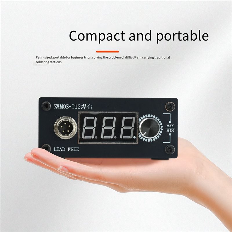 ABYN-Digital T12 Stasiun Solde - Digital Soldering Station T12 ulasan dan harga