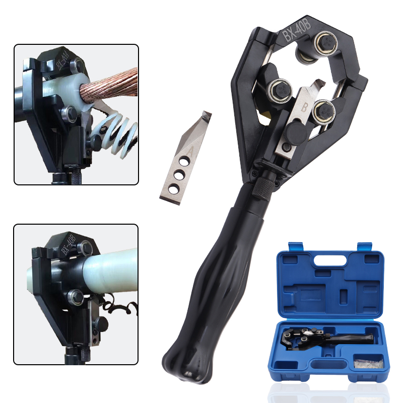 BX-40A Kabel Stripper, Multifu - Automatic Wire Stripper Cutter ulasan dan harga