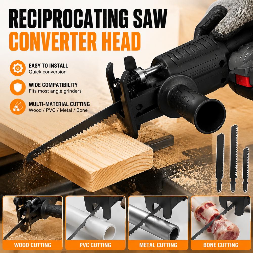 Adaptor Bor Listrik ke Gergaji - Reciprocating Saw Attachment Drill ulasan dan harga